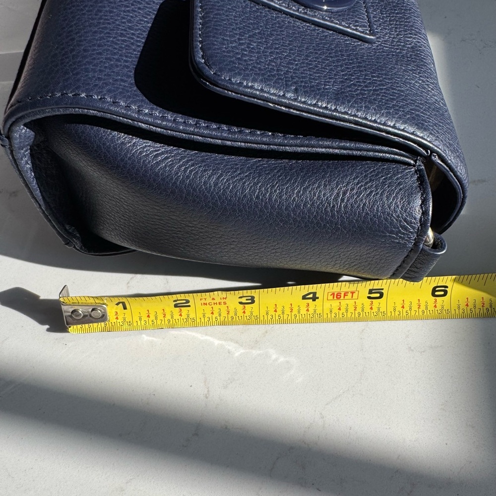 Talbots Dark Blue Crossbody Bag with Anchor Detail - Picture 5 of 8